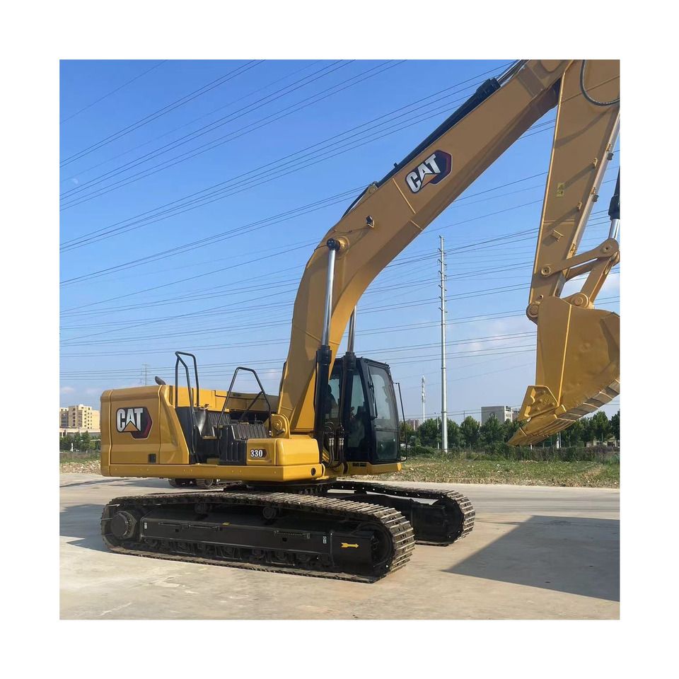 2022 Caterpillar 330GC crawler excavator, side profile view