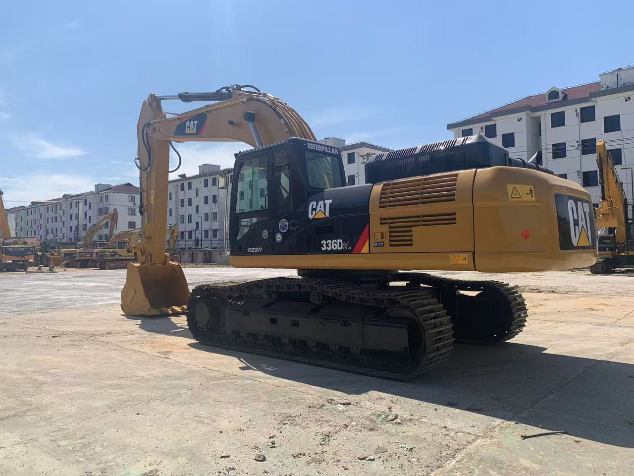2022 Caterpillar 336D2L crawler excavator, side view