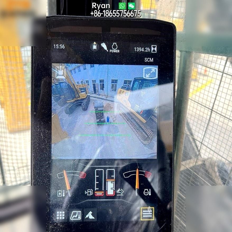 2024 Caterpillar 355 crawler excavator interior monitor view