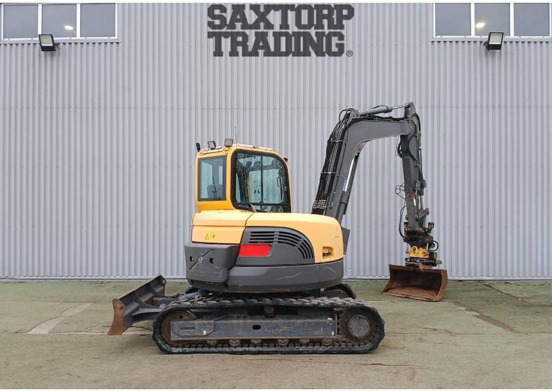 2013 Volvo ECR88 PLUS mini excavator, side view