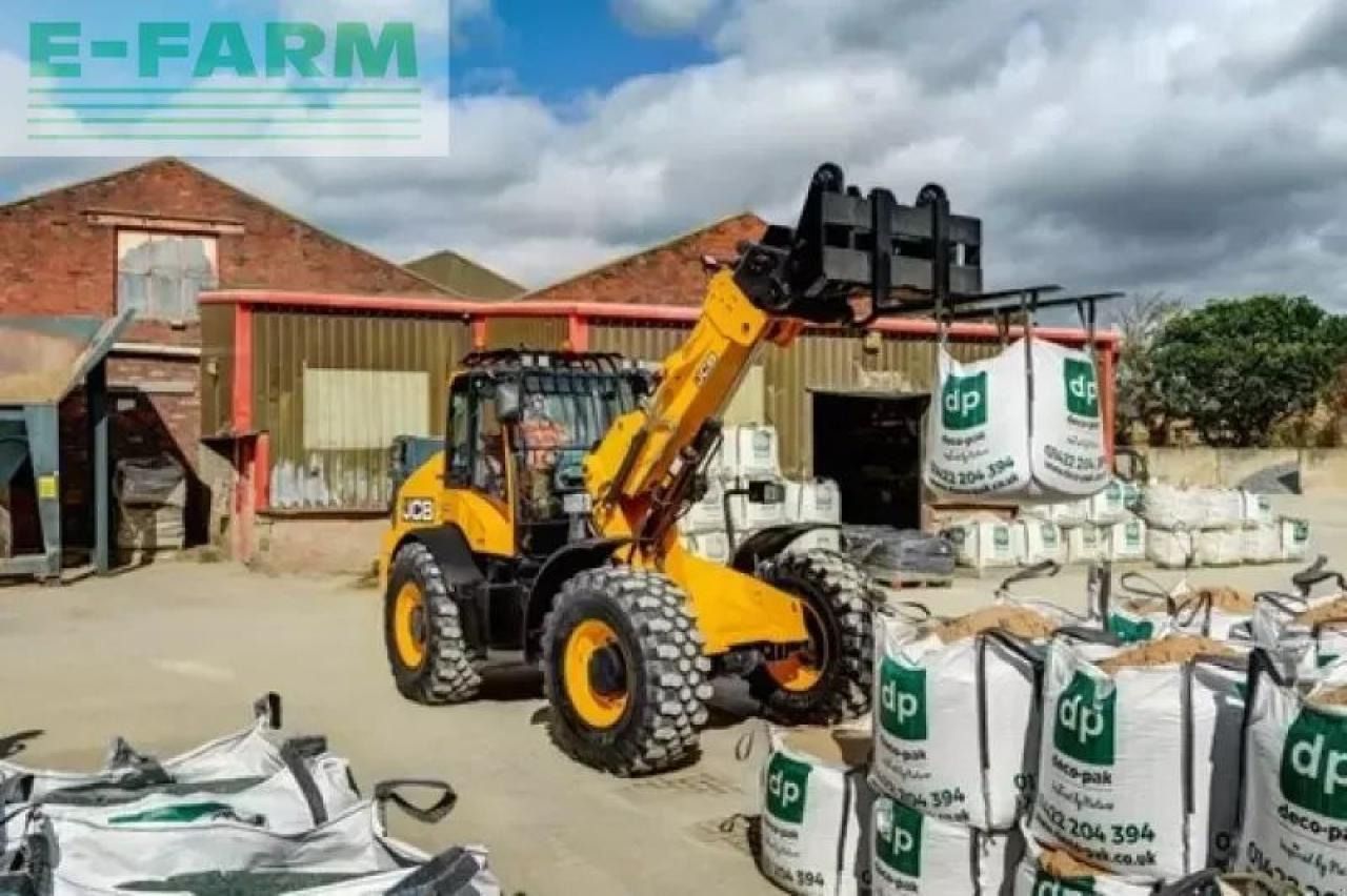2025 JCB TM180 telescopic wheel loader, front three-quarter view 2025 JCB TM180 telescopic wheel loader, front three-quarter view