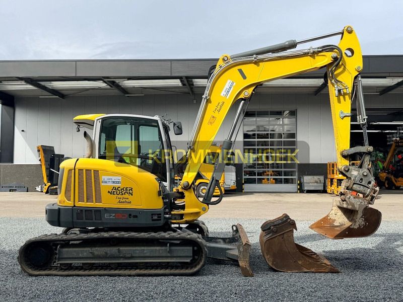 2022 Wacker Neuson EZ80 mini excavator, side view