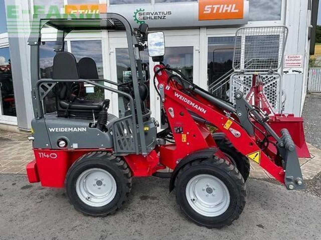 2024 Weidemann 1140 mini excavator, side view