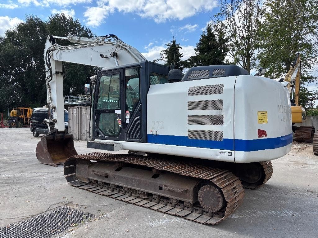 2013 Caterpillar 320E crawler excavator, rear three-quarter view