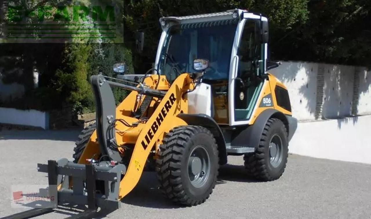 2026 Liebherr L 506 wheel loader, front three-quarter view 2026 Liebherr L 506 wheel loader, front three-quarter view