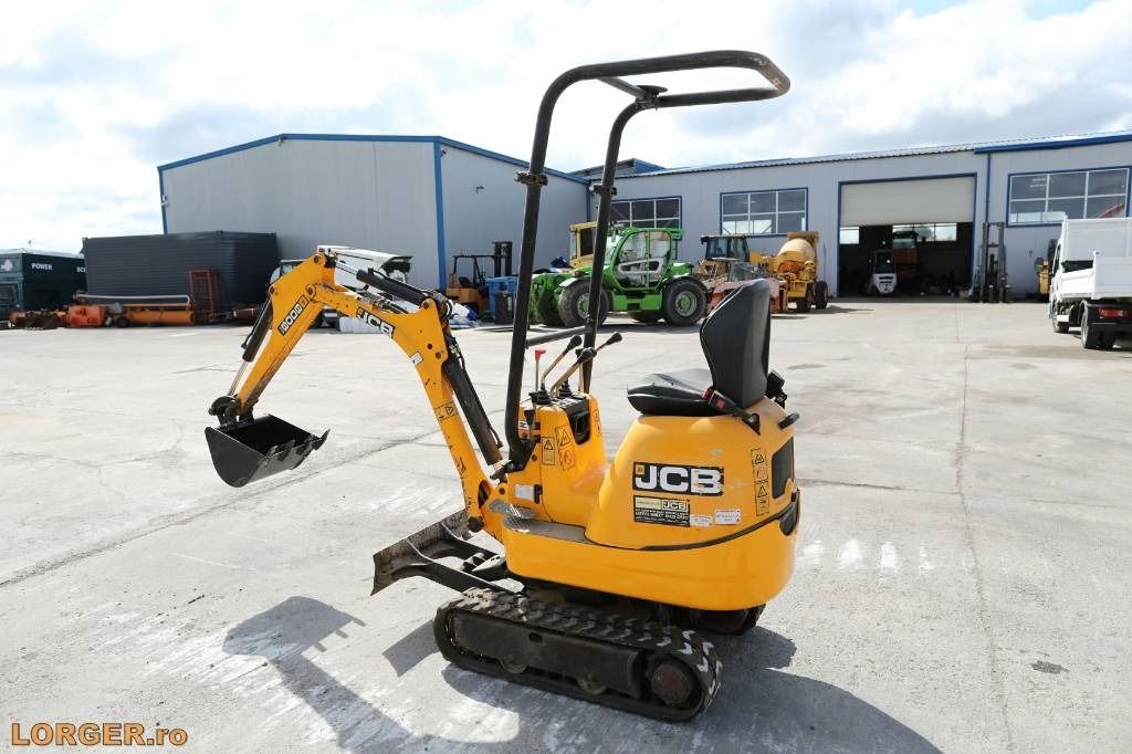2015 JCB 8008 CTS mini excavator, rear three-quarter view