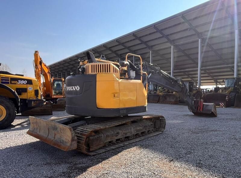 2015 Volvo ECR145DL crawler excavator rear view