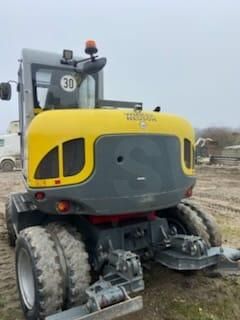 2020 Wacker Neuson EW100 wheel excavator rear view