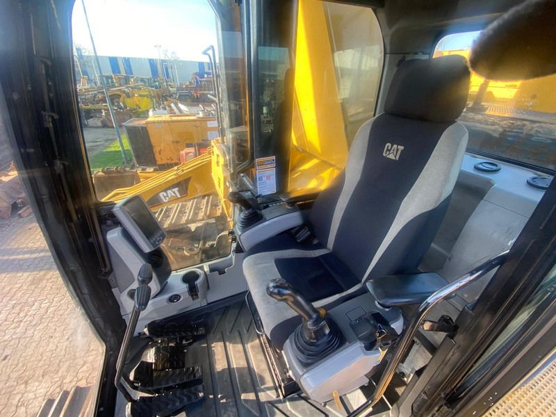 2018 Caterpillar 374FL crawler excavator interior view