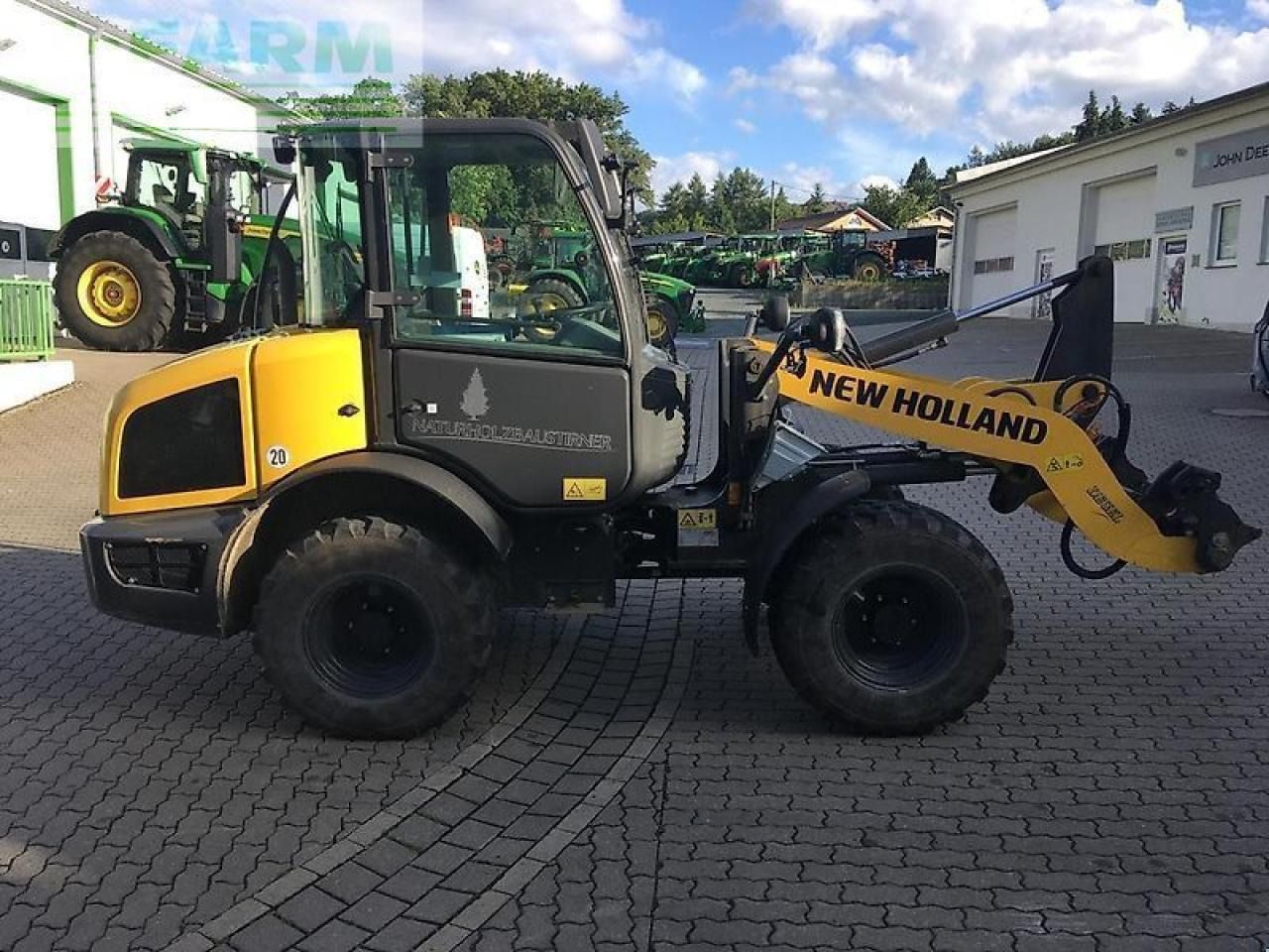 2021 New Holland W50C mini excavator, side view 2021 New Holland W50C mini excavator, side view