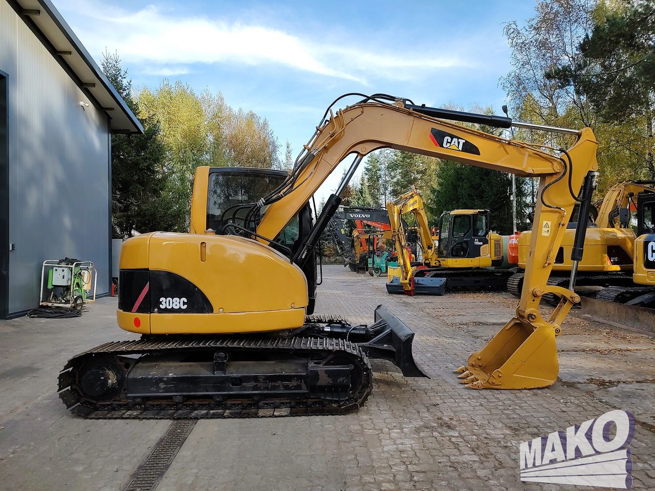 2005 Caterpillar 308C crawler excavator, side view