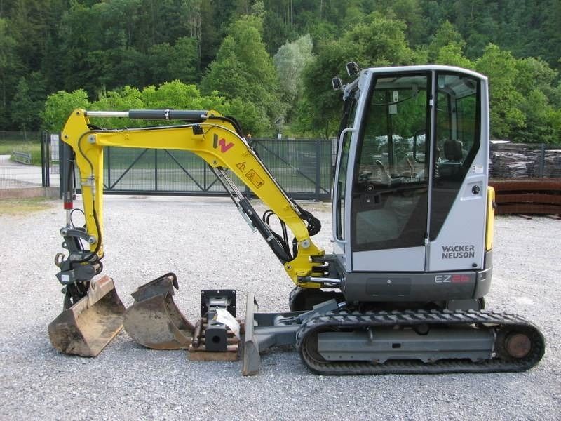 2020 Wacker Neuson EZ26 mini excavator, side profile view