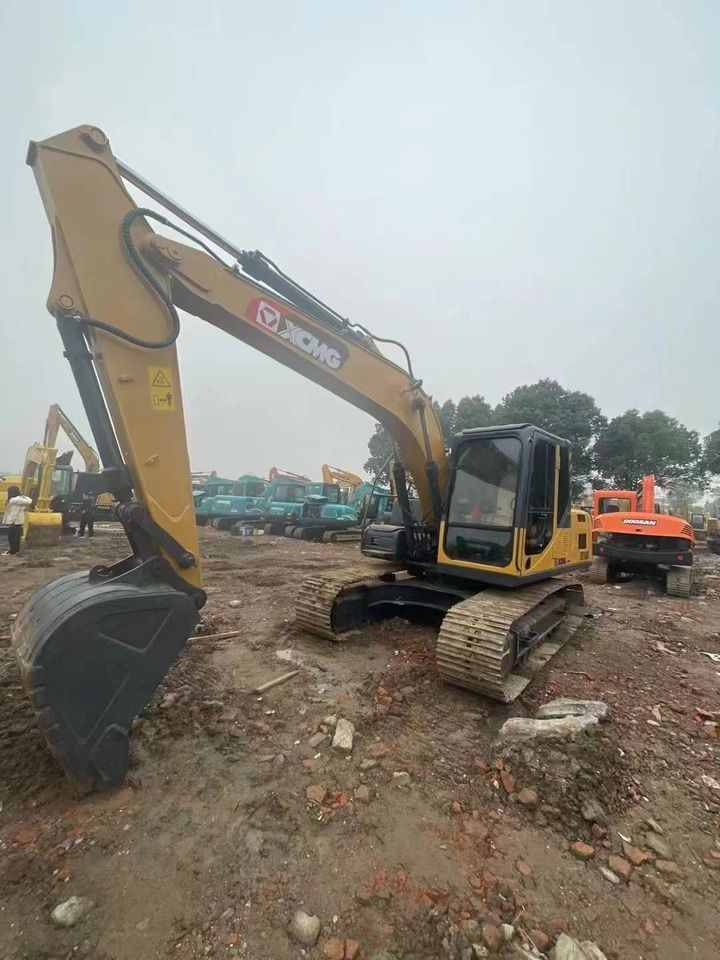 2019 XCMG XE150D excavator, front three-quarter view