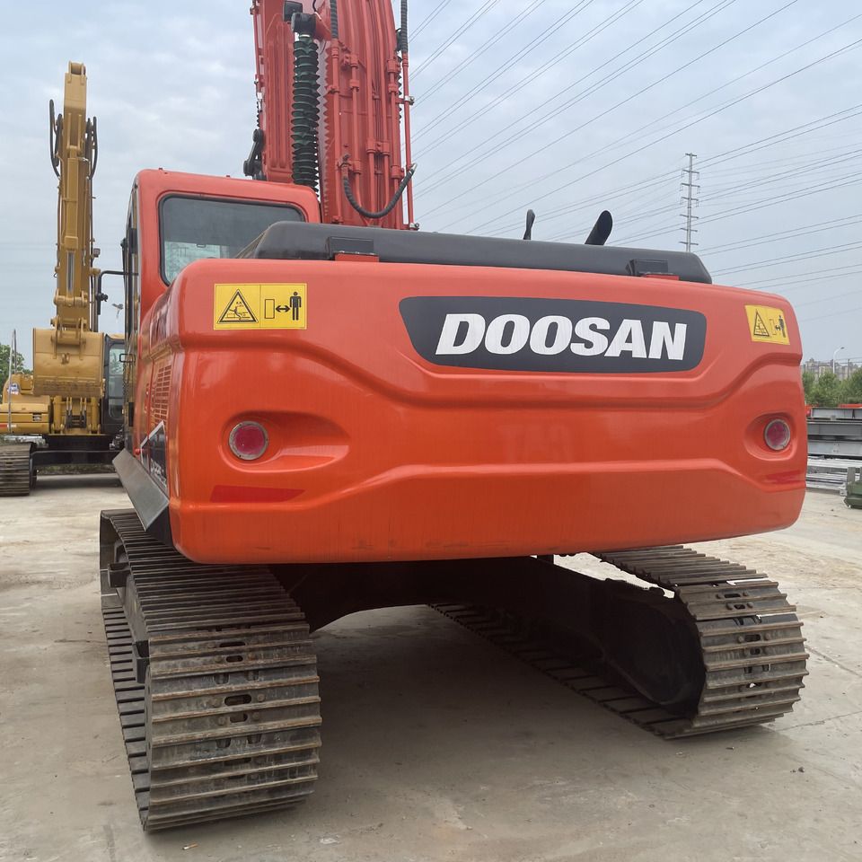 2022 Doosan DX225LC-9C crawler excavator, rear view