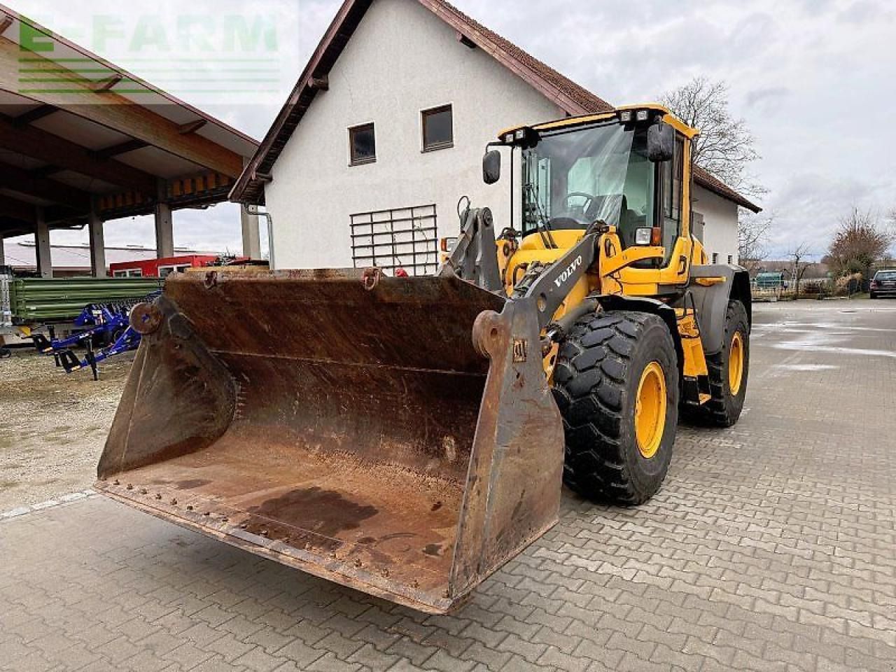 2013 Volvo L60G wheel loader front view 2013 Volvo L60G wheel loader front view