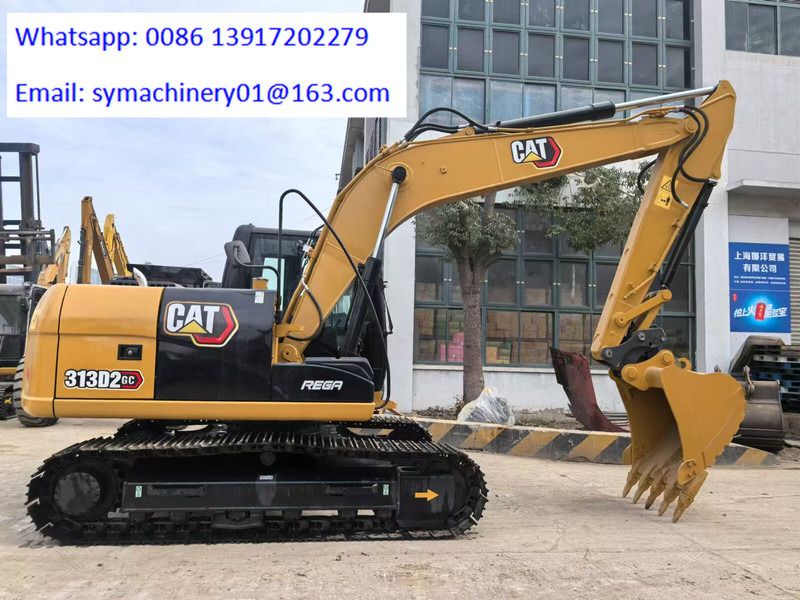 2023 Caterpillar 313D2 GC crawler excavator side view