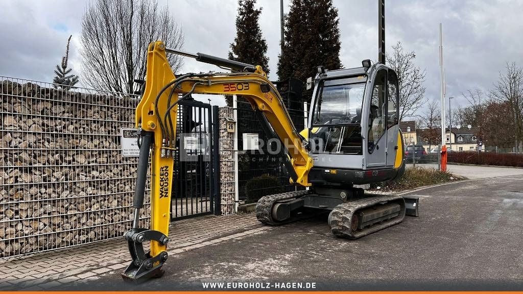 2018 Wacker Neuson 3503 VDS mini excavator, side view