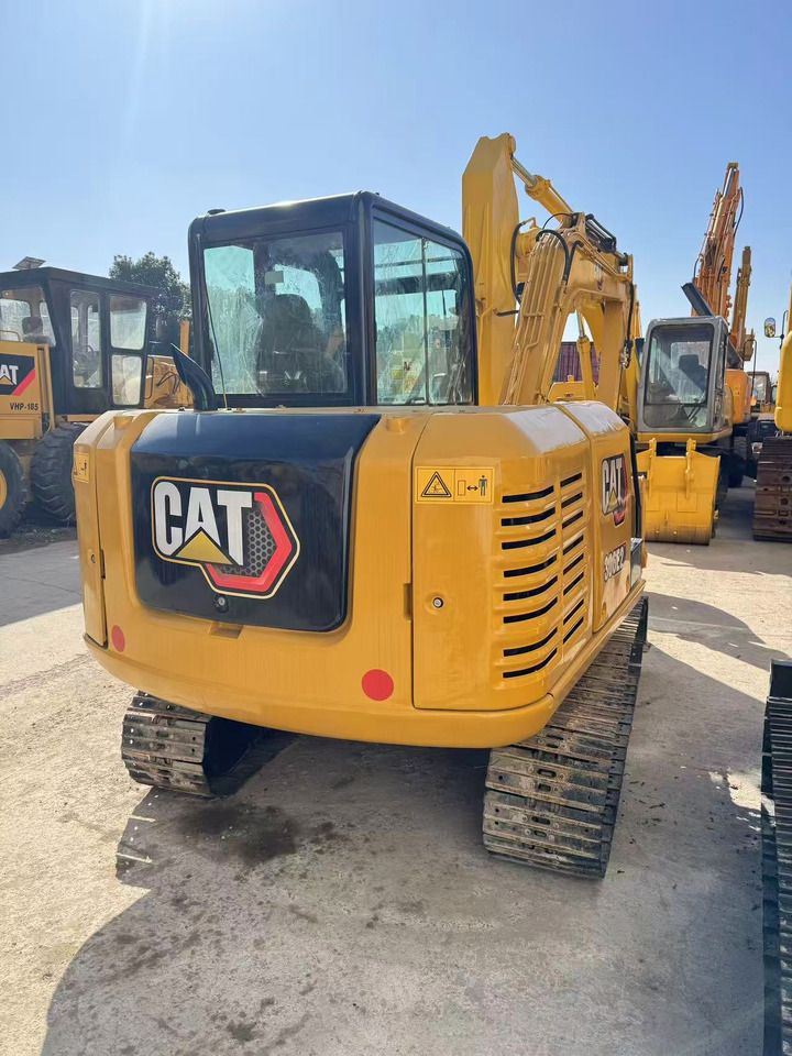 2020 Caterpillar 306E2 mini excavator rear view