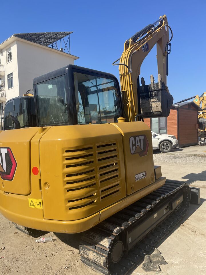 2024 Caterpillar 306E2 mini excavator rear three-quarter view