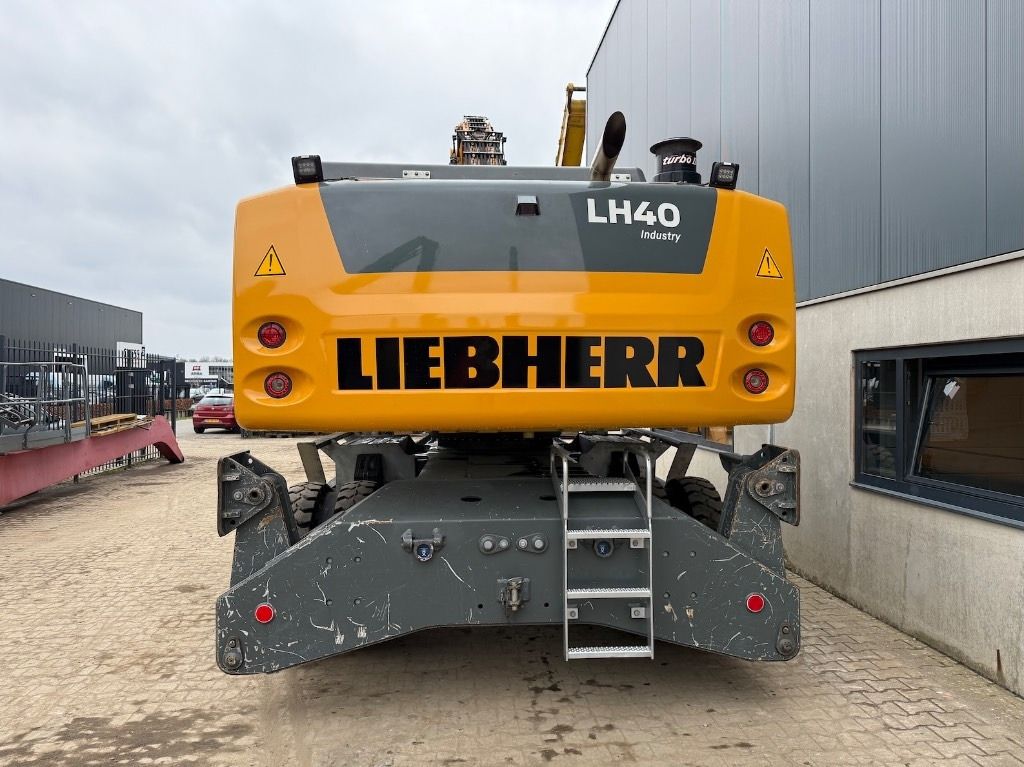 2022 Liebherr LH40 M material handler rear view