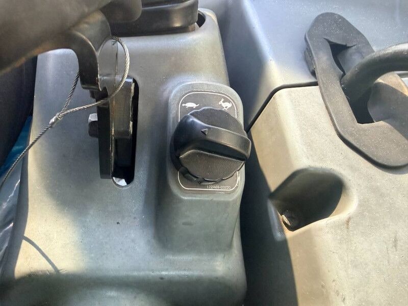 2021 Yanmar VIO576B mini excavator interior throttle control