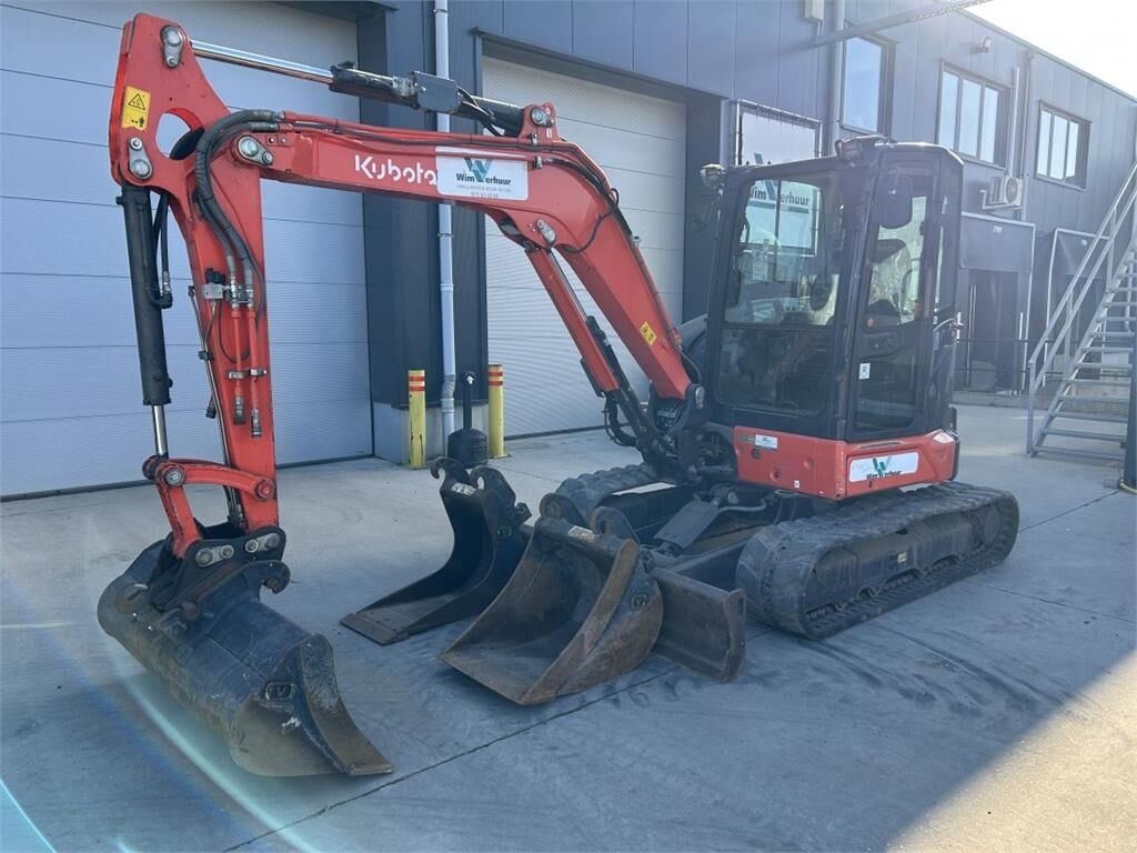 2021 Kubota U50-5 mini excavator, side view