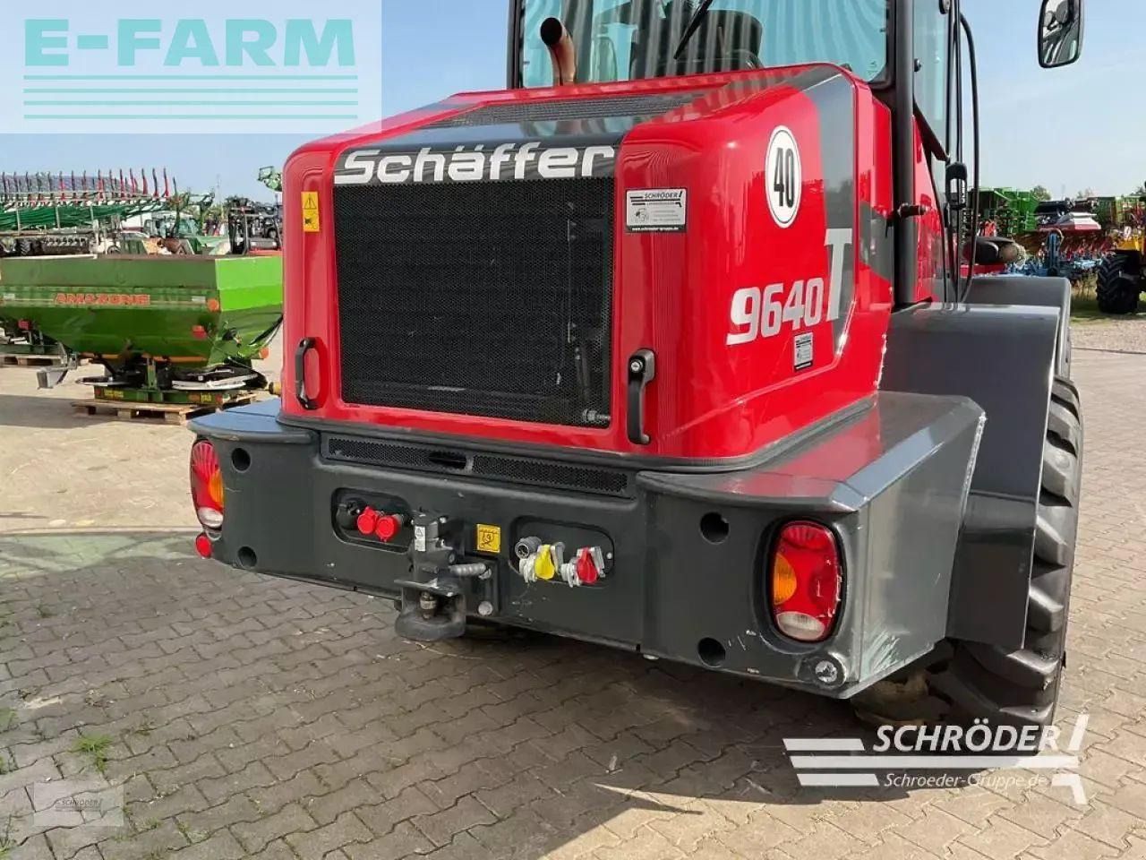 2023 Schäffer 9640 T-2 mini excavator rear view 2023 Schäffer 9640 T-2 mini excavator rear view