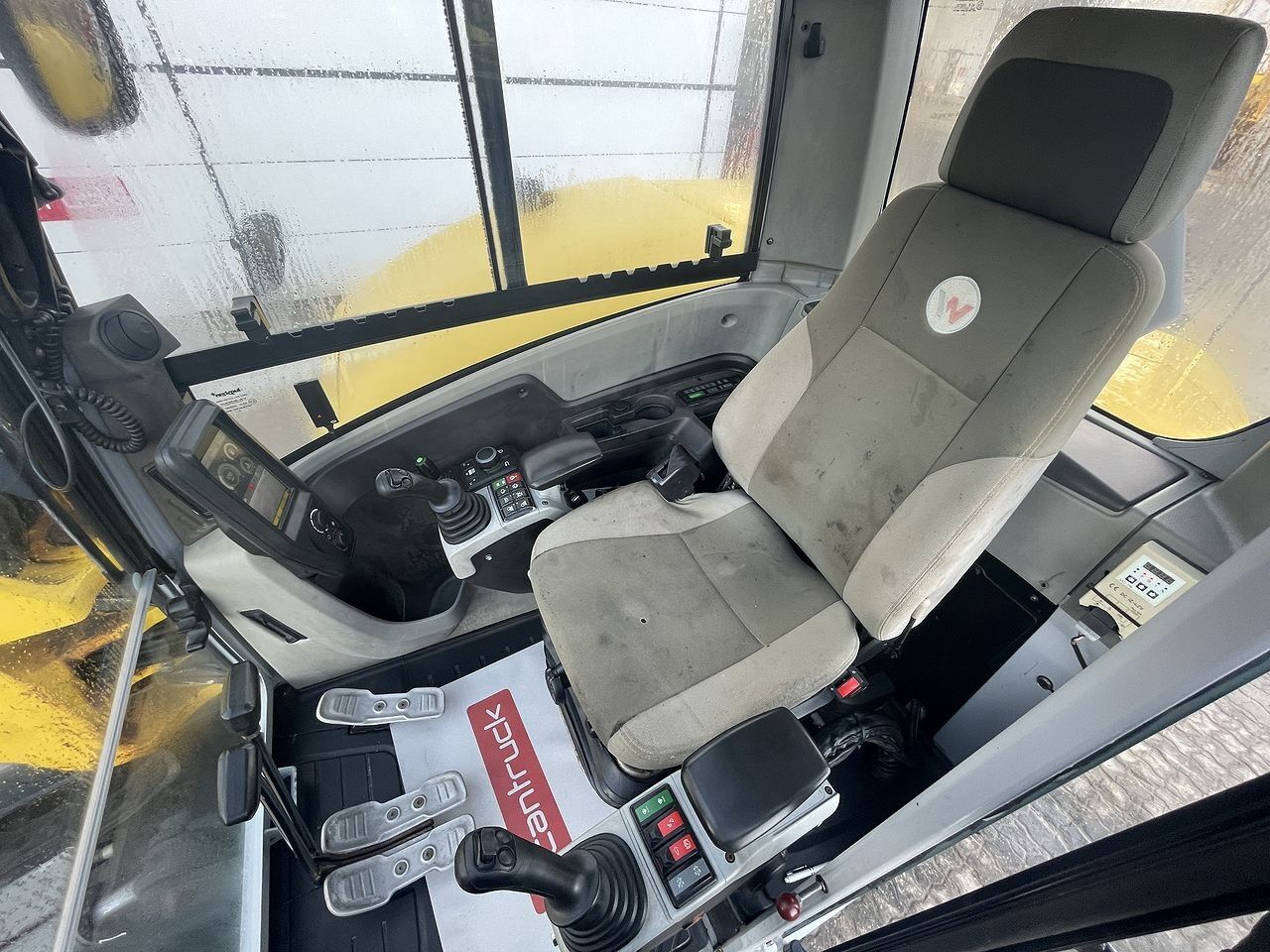 2017 Wacker Neuson ET145 crawler excavator interior cab view