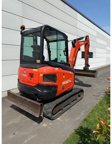 2018 Kubota KX027-4 mini excavator, rear three-quarter view