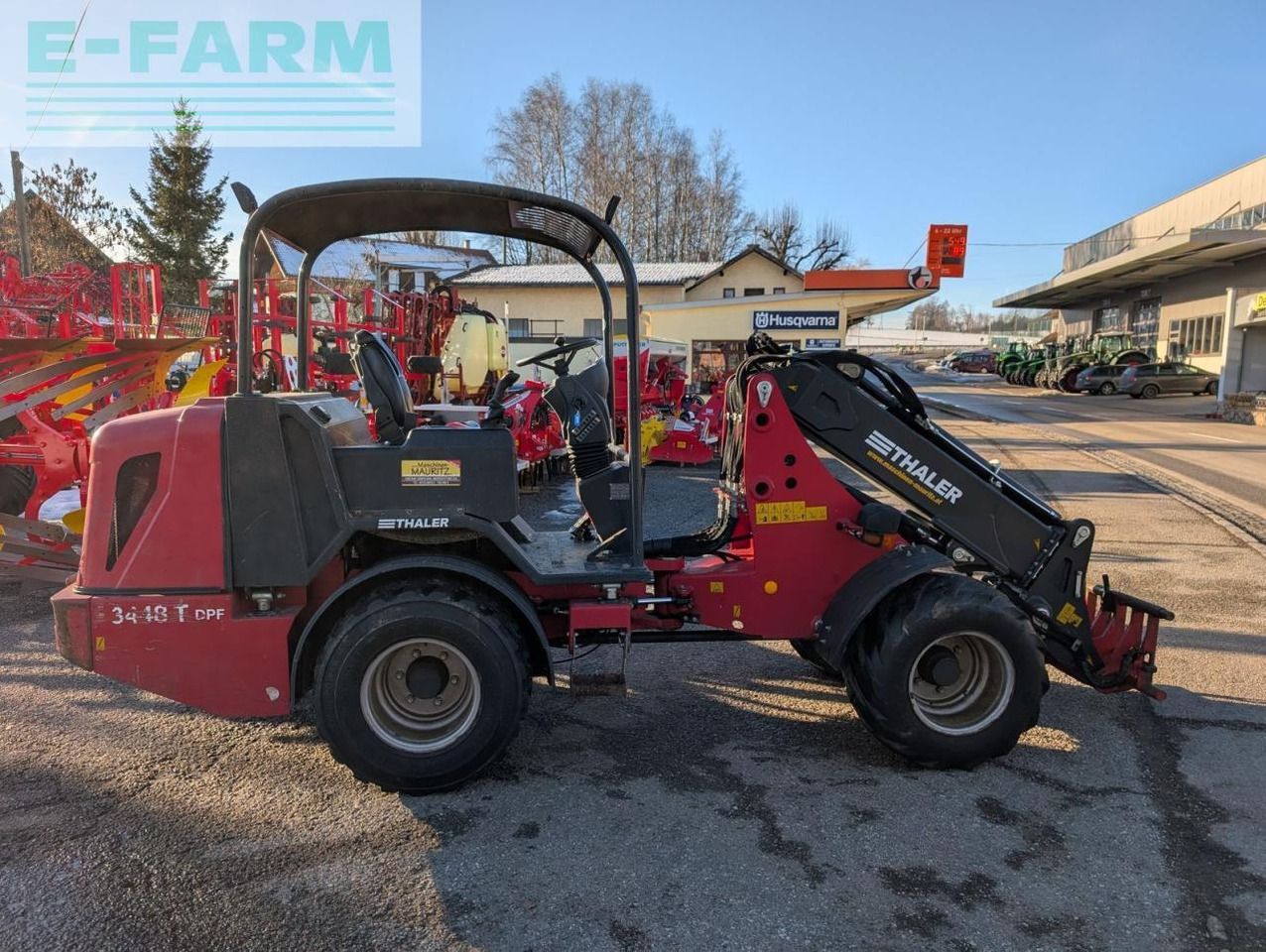2020 Thaler 3448 T mini excavator, side view