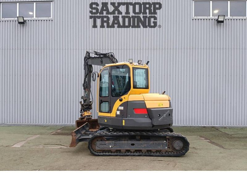 2013 Volvo ECR88 PLUS mini excavator, side view