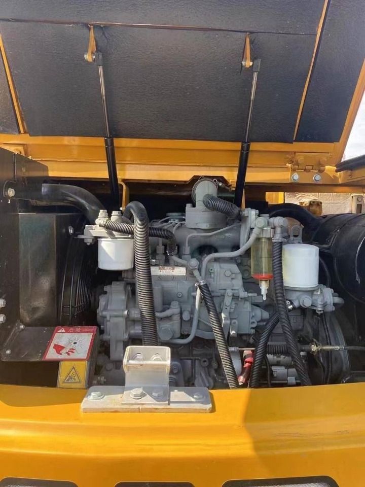 2024 Sany SY75C Mini Excavator engine compartment view