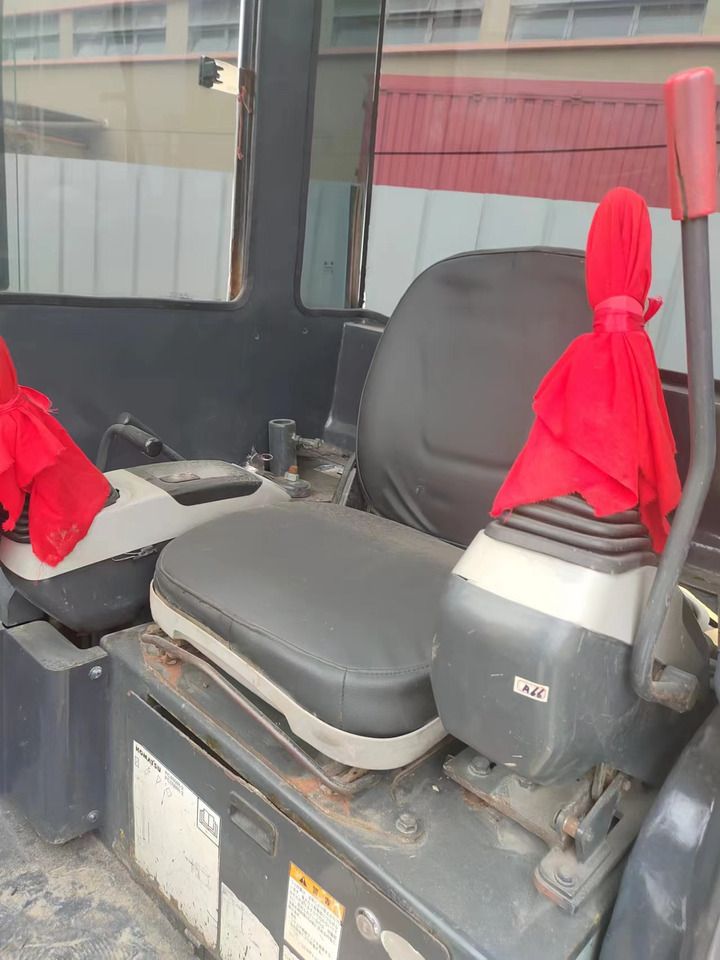 2018 Komatsu PC40MR mini excavator operator station interior