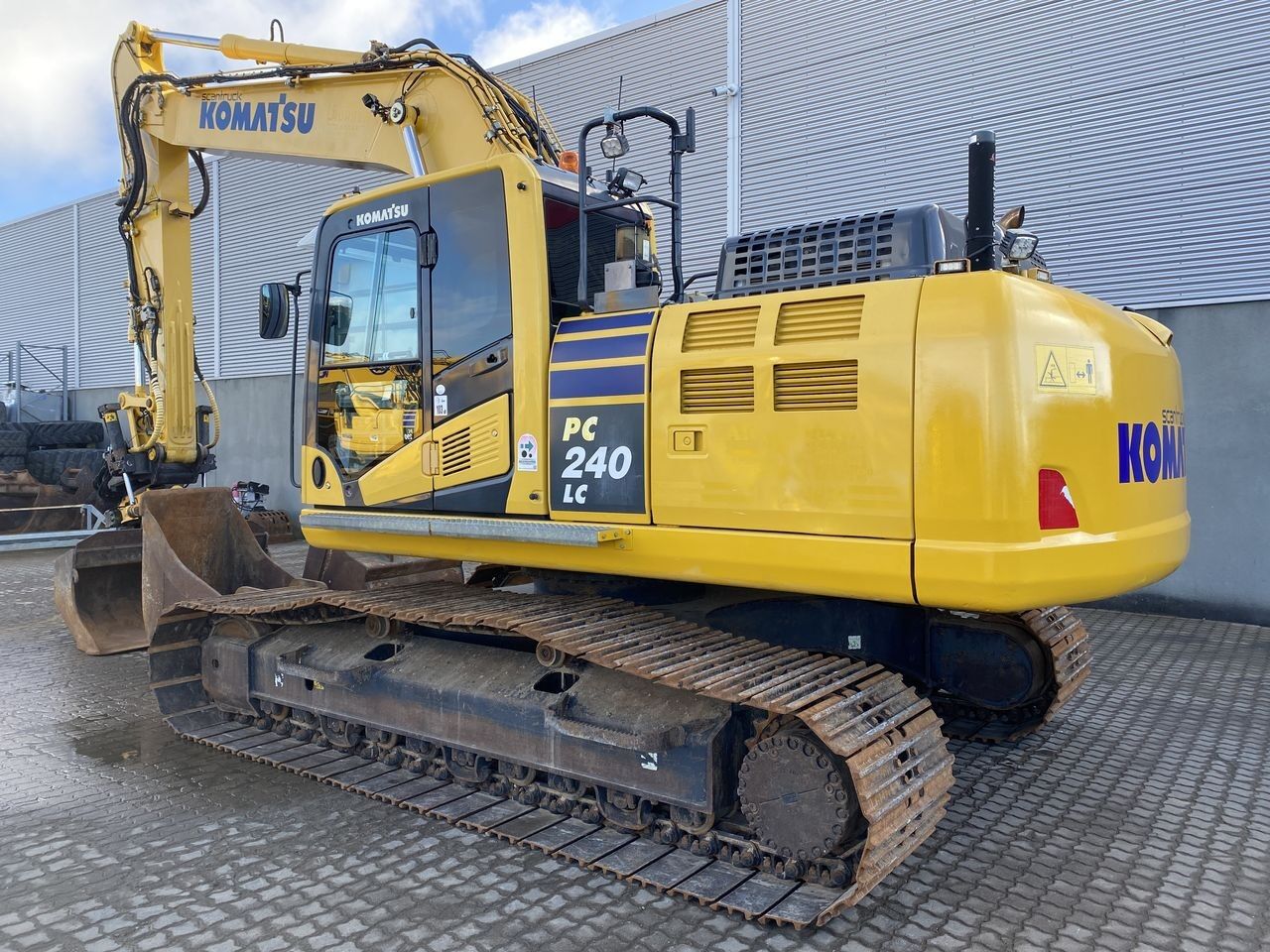 2017 Komatsu PC240LC-11 crawler excavator, side view