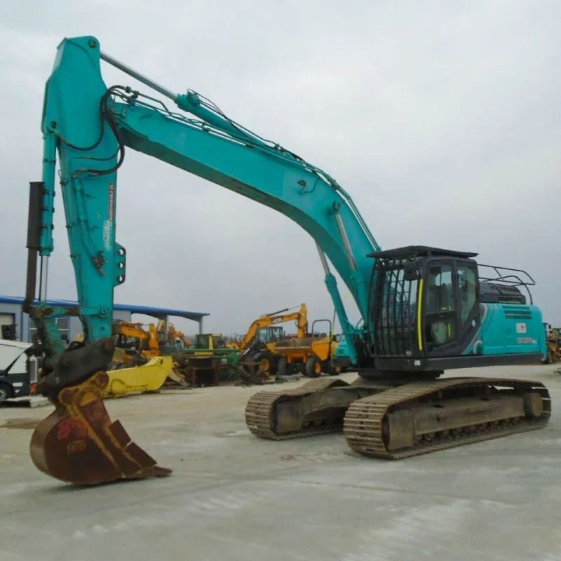 2019 Kobelco SK300 crawler excavator, side view 2019 Kobelco SK300 crawler excavator, side view