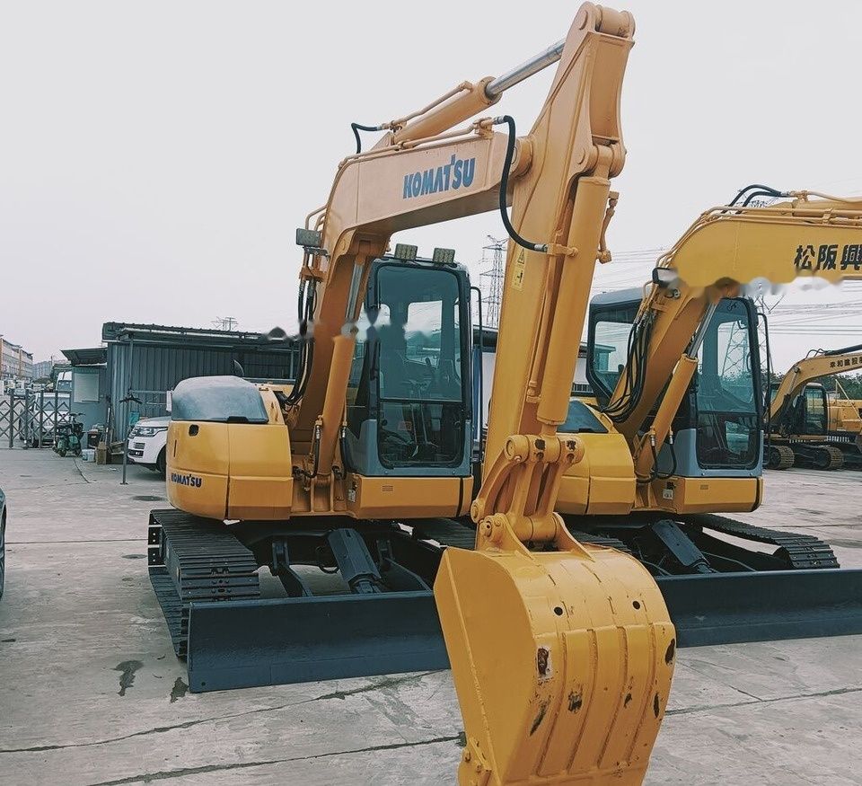 Komatsu PC78US-6 mini excavator, front three-quarter view