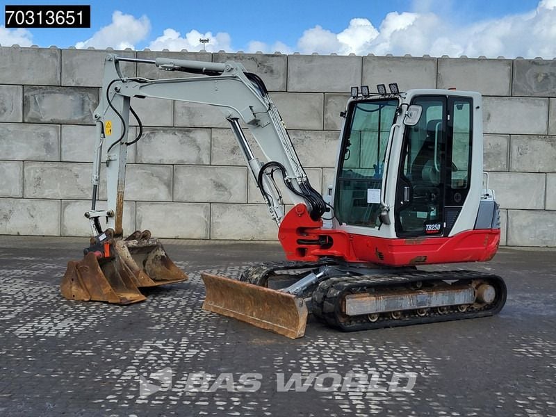 2018 Takeuchi TB250 mini excavator side view
