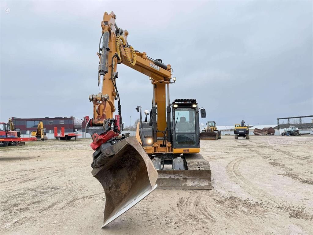 2013 CASE CX 145 C SR crawler excavator, front view