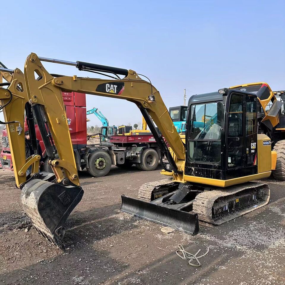 2021 Caterpillar 306E mini excavator, side view
