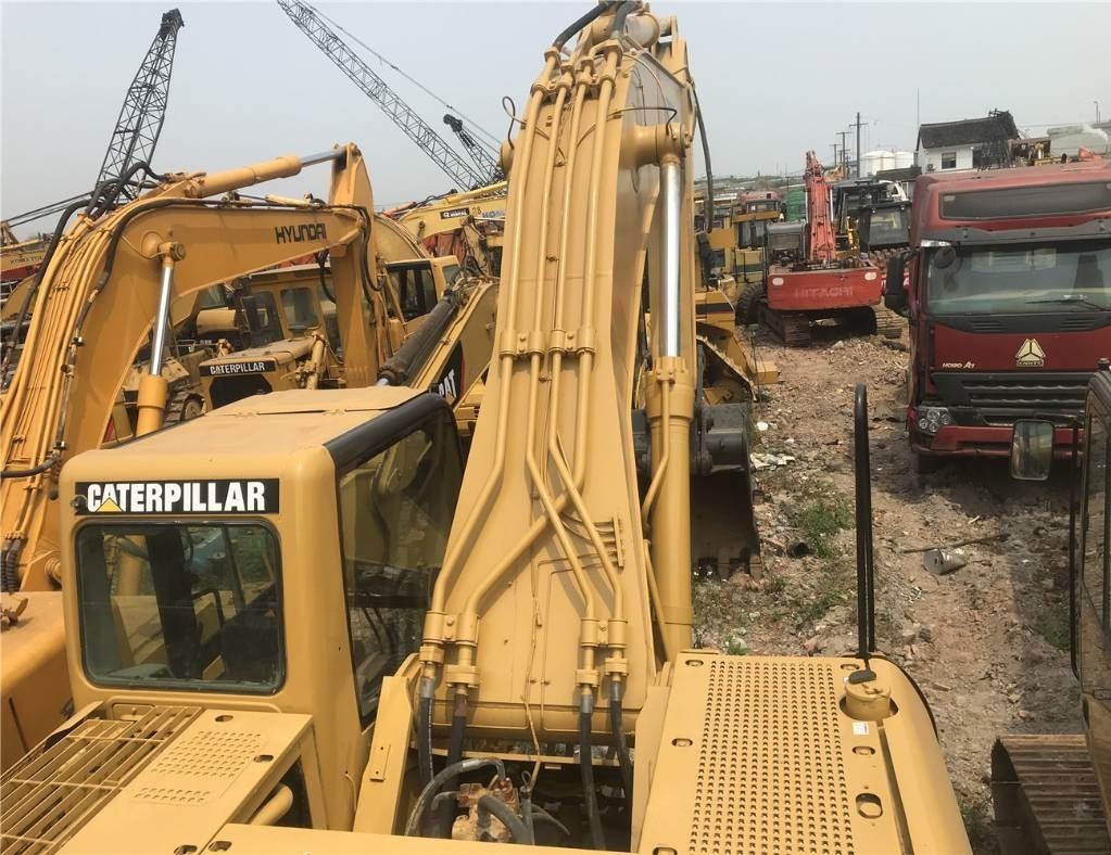 2023 Caterpillar 330C crawler excavator, high-angle cab and boom view