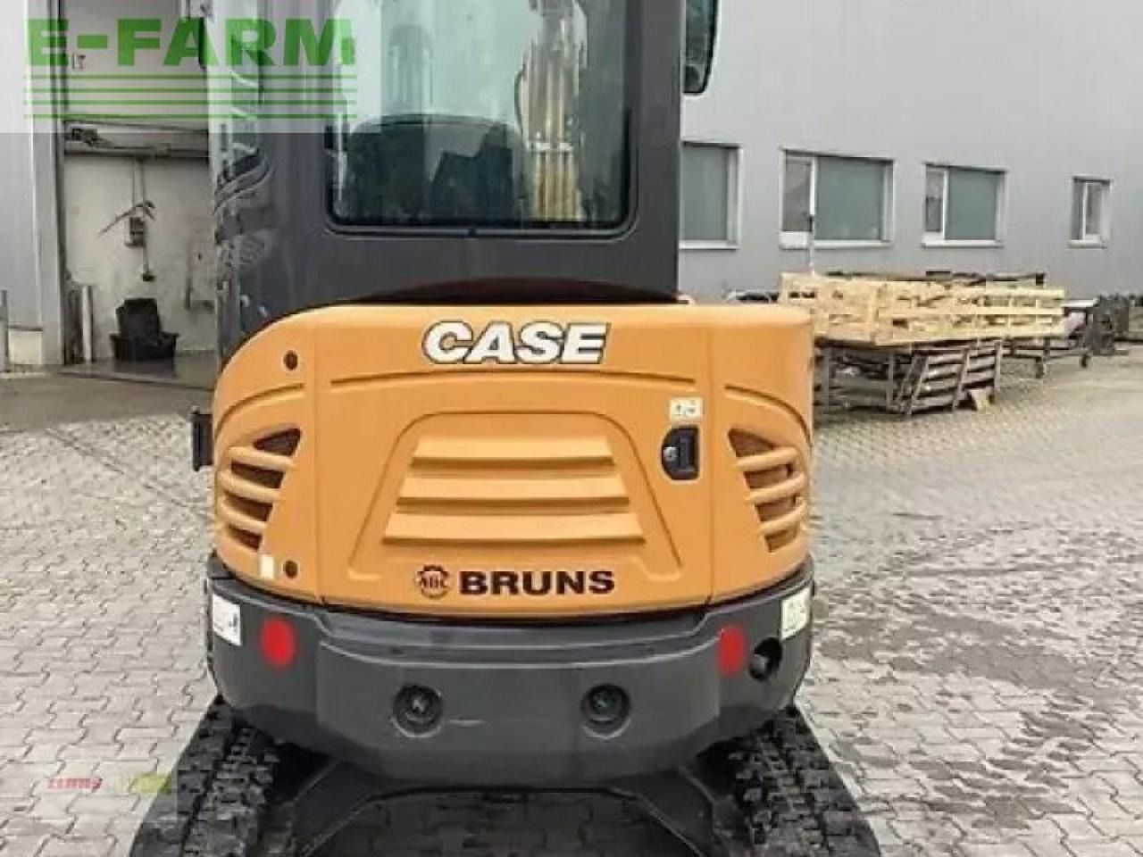 2018 CASE CX26C mini excavator rear view