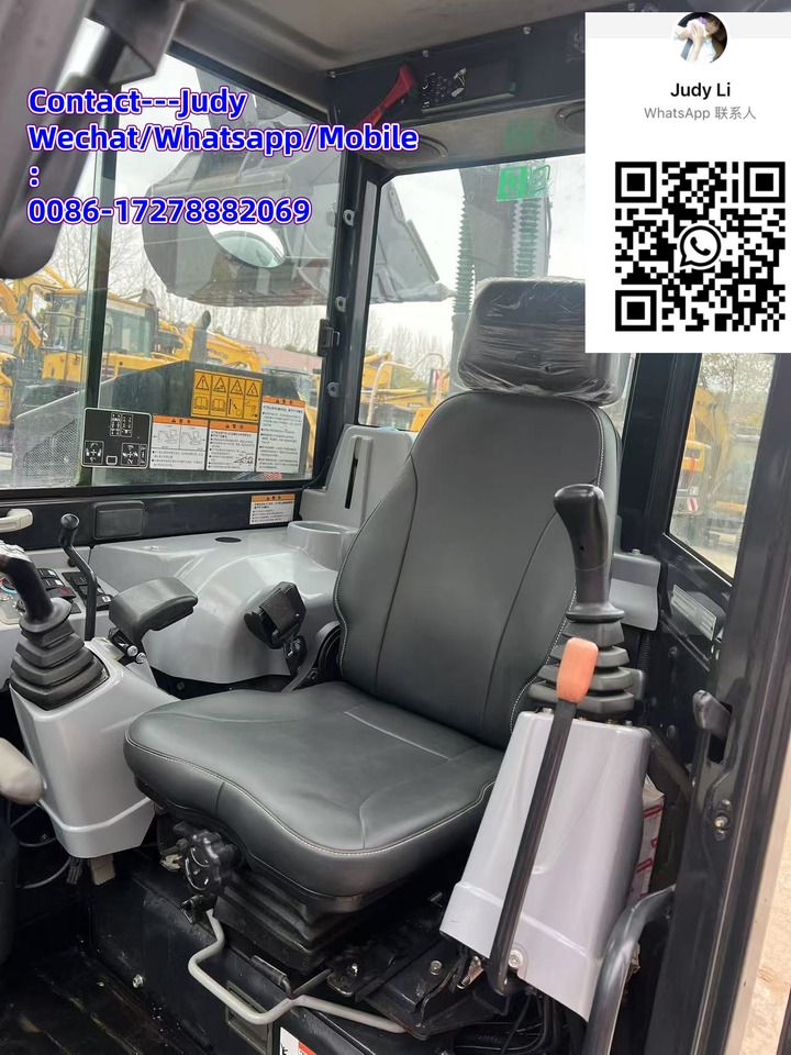 2024 Yanmar VIO80 excavator interior view 2024 Yanmar VIO80 excavator interior view