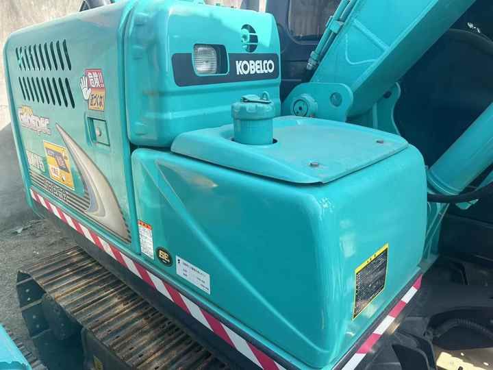 2023 Kobelco SK75-8 mini excavator rear quarter view
