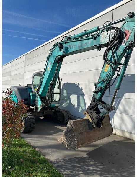 2002 Kobelco 80MSR mini excavator, side view