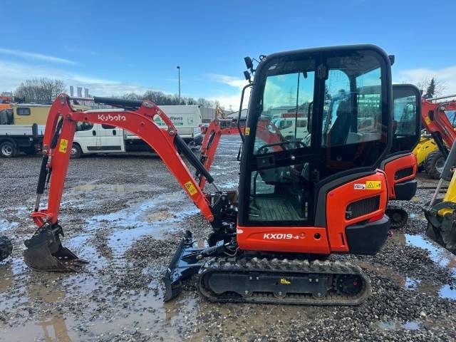 2023 Kubota KX019-4 mini excavator, side view
