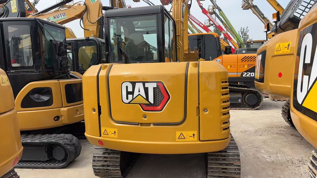 2022 Caterpillar 306E2 mini excavator rear view