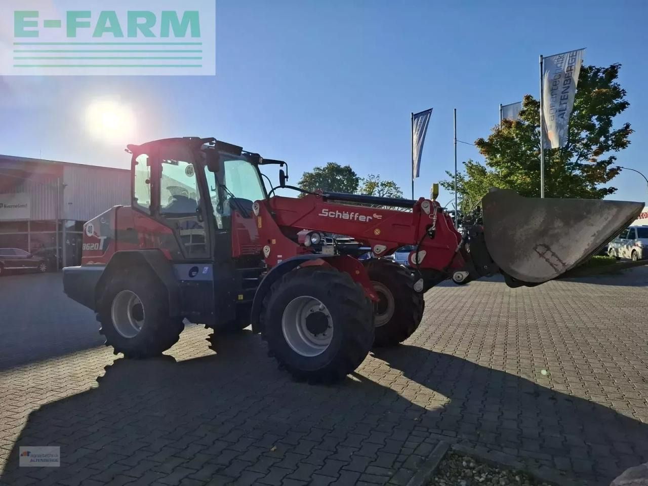 2022 Schäffer 8620T-2 telescopic wheel loader, side view 2022 Schäffer 8620T-2 telescopic wheel loader, side view