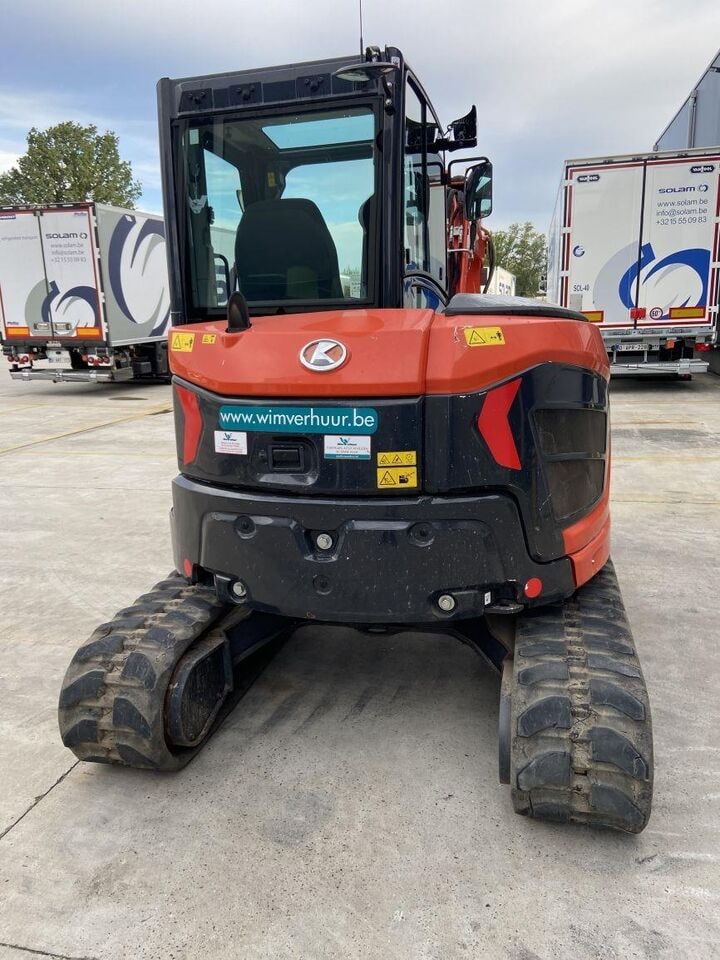 2021 Kubota U50-5 mini excavator, rear view