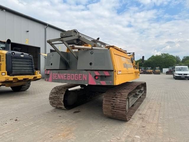 1986 Sennebogen S 1225R crawler excavator, rear three-quarter view