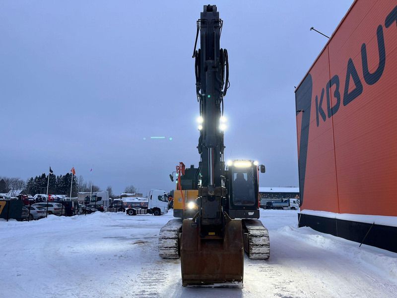 2019 Volvo ECR355EL crawler excavator, front view